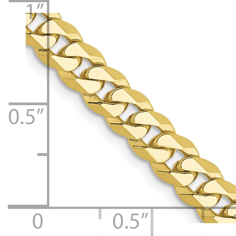 10k 5.75mm Flat Beveled Curb Chain