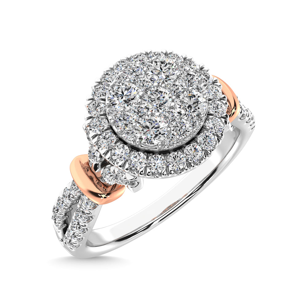 14K White Gold 3/4 Ctw Diamond Fashion Ring