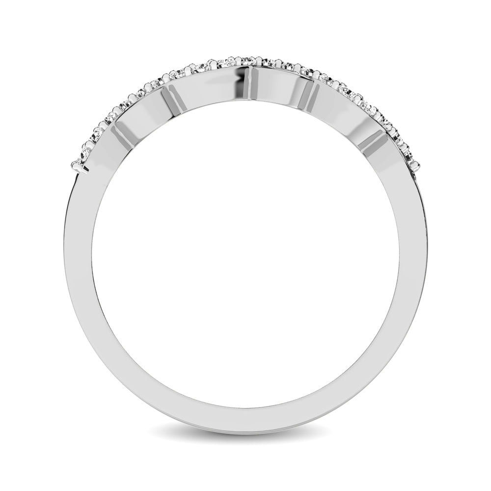 Diamond 1/6 Ctw Twist Band in 14K White Gold