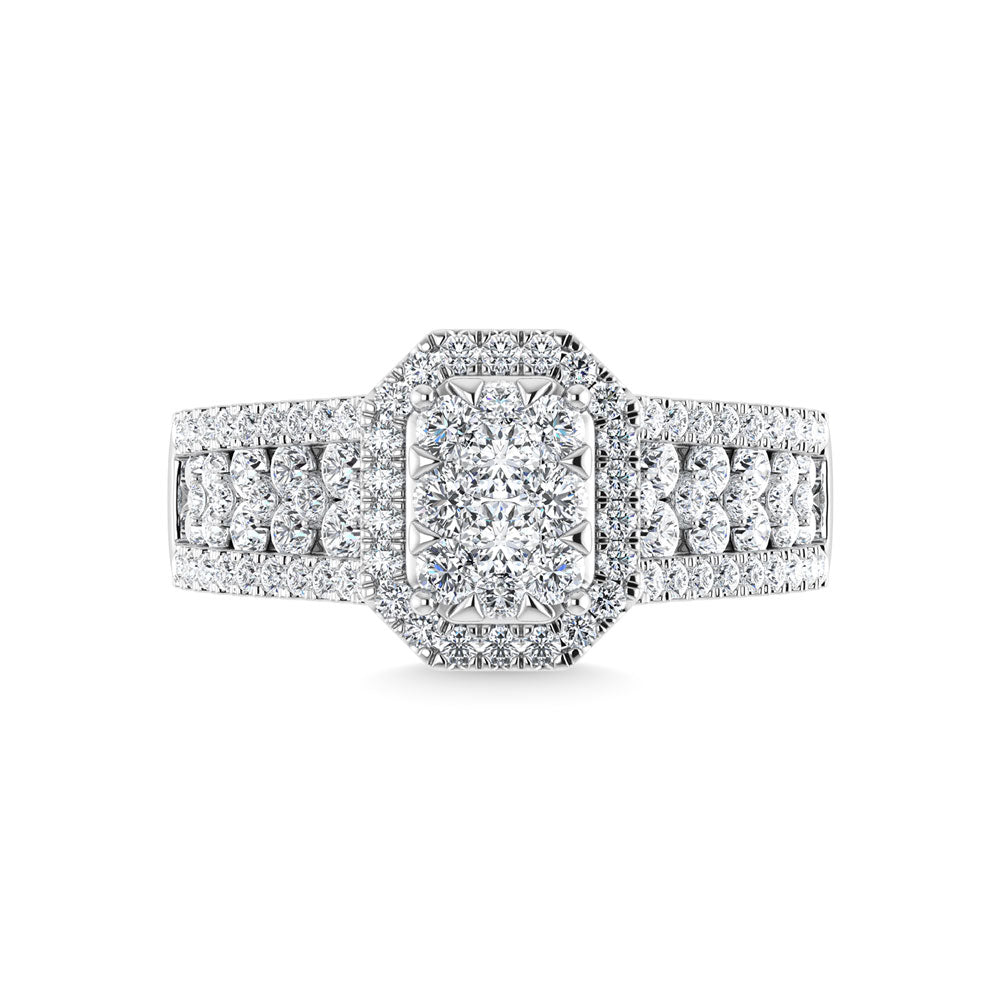 Diamond 1 1/3 Ct.Tw. Engagement Ring in 14K White Gold