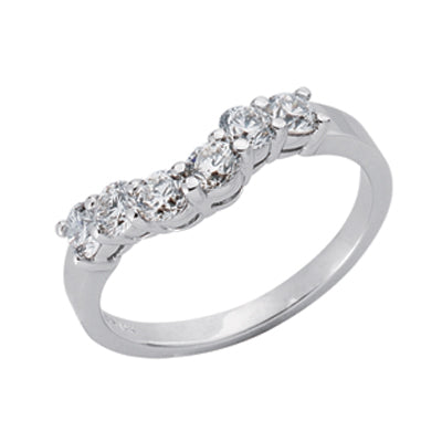 White Gold Diamond Band
