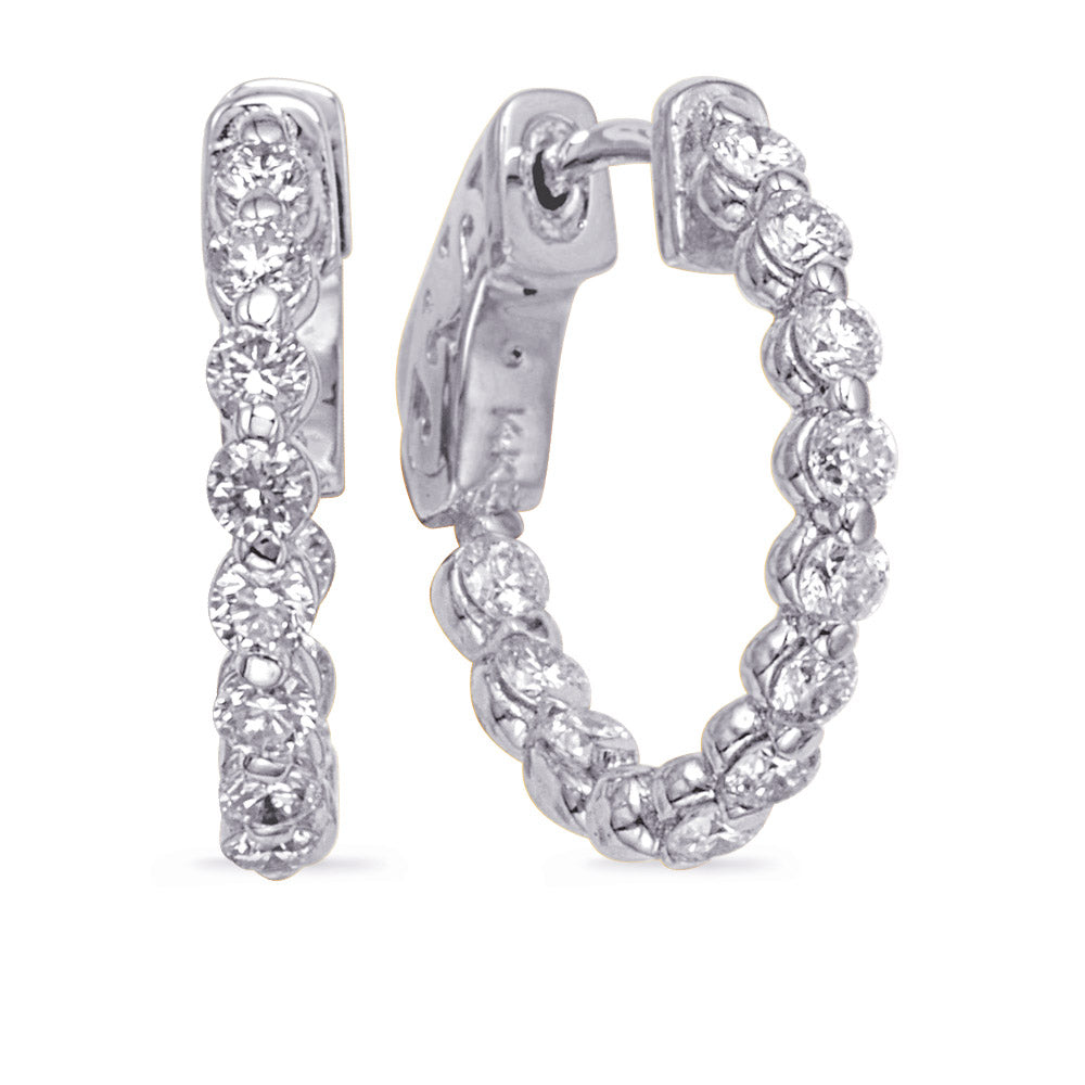 Securehinge Share Prong Earring .75 inch