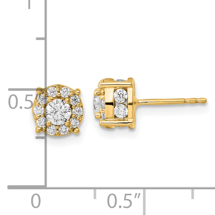 14K Lab Grown Diamond Fashion Earrings