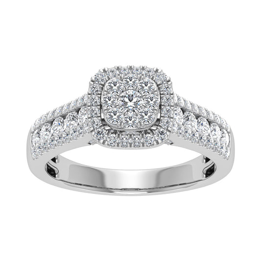 Diamond 7/8 Ct.Tw. Fashion Ring in 14K White Gold