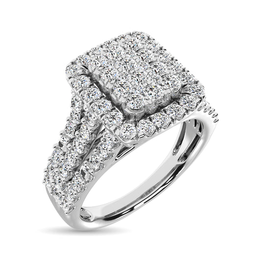 Diamond 1 1/2 Ct.Tw. Engagement Ring in 10K White Gold