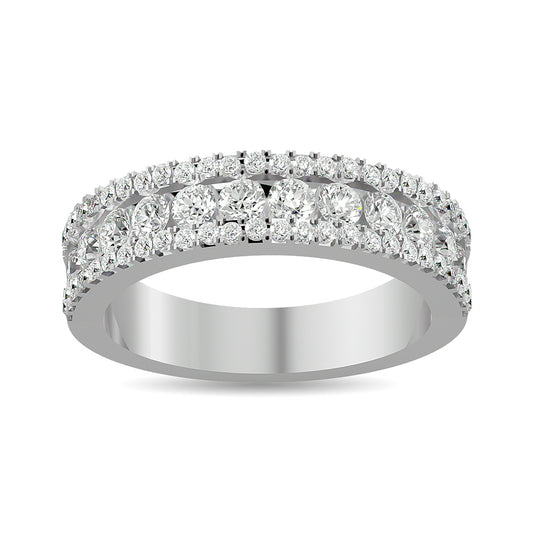 Diamond 1 ct tw Machine Band in 14K White Gold