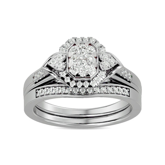 Diamond 1/2 ct tw Bridal Ring in 14K White Gold