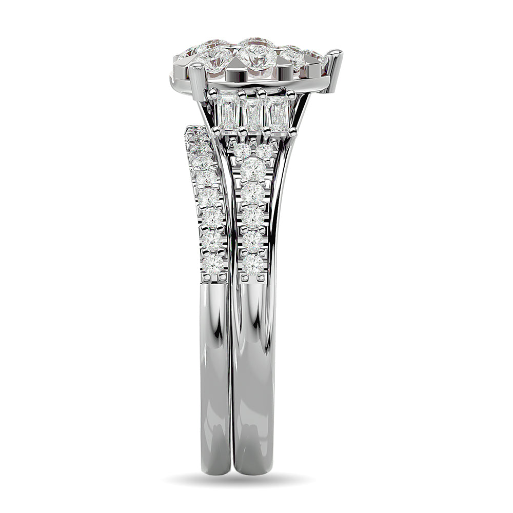 Diamond 1 ct tw Bridal Ring in 14K White Gold