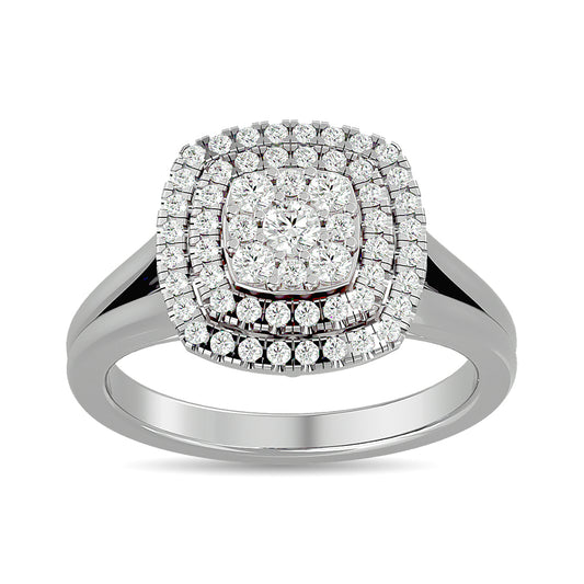 Diamond 1/2 ct tw Fashion Ring in 14K White Gold