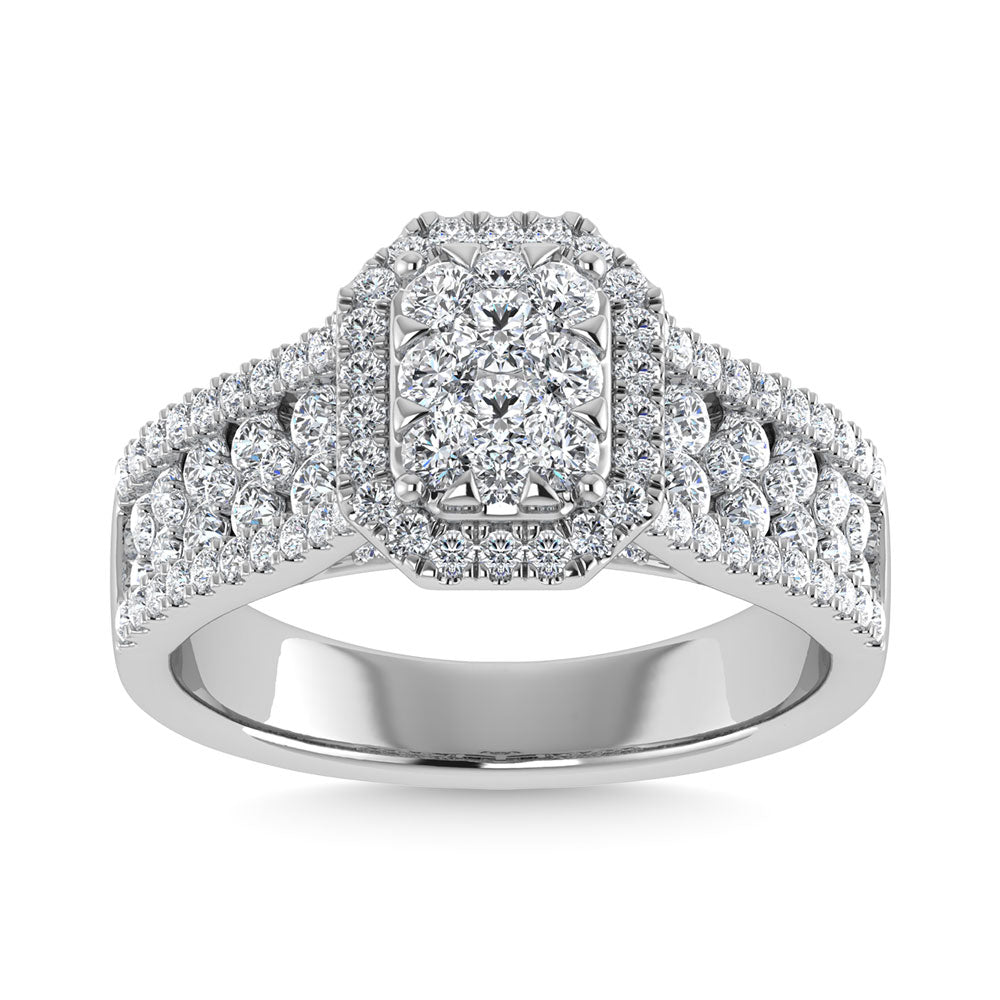 Diamond  1 1/3 Ct.Tw. Engagement Ring in 14K White Gold