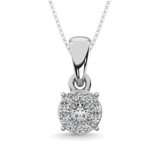 Diamond 1/20 ct tw Fashion Pendant in Sterling Silver