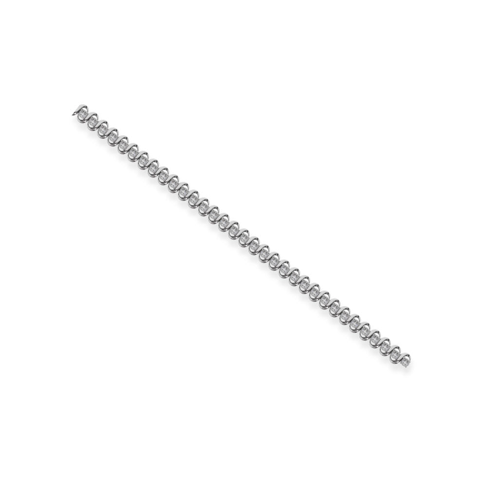 Diamond 1/6 Ct.Tw. Fashion Bracelets in Sterling Silver