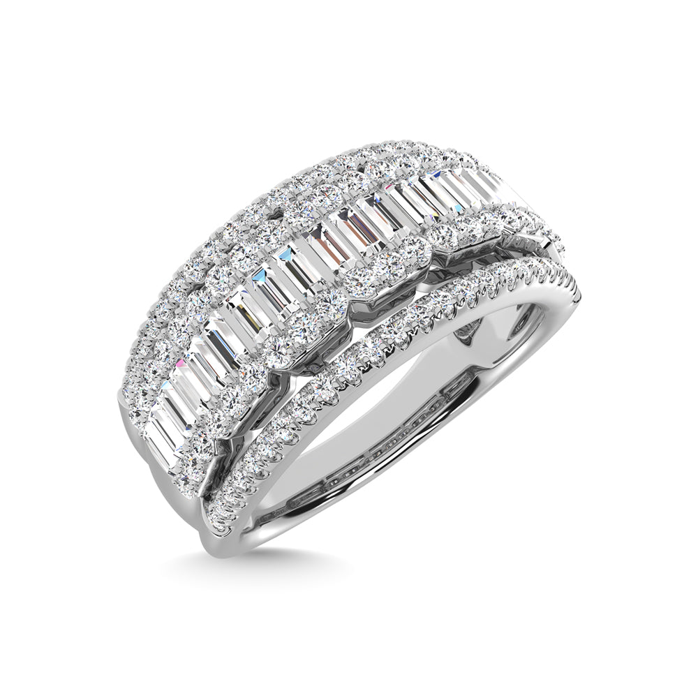 14K White Gold Diamond 1 Ct.Tw. Fashion Ring