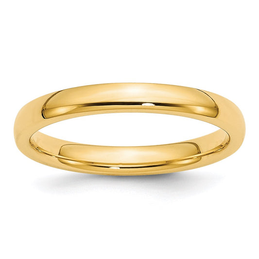 14k 3mm Comfort-Fit Band