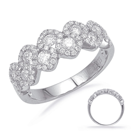 White Gold Diamond Fashion Ring