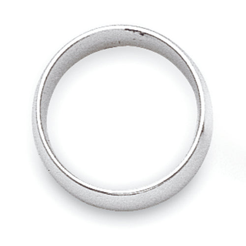 14k White Gold 2mm Half-Round Band